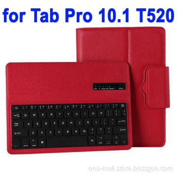 Detachable Flip Stand Leather Bluetooth Keyboard Case for Samsung Galaxy Tab Pro 10.1 T520